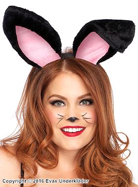 Bunny (woman), costume headband, faux fur, big ears
